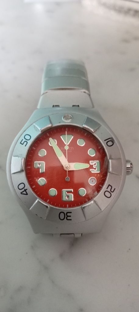 Swatch Scuba Irony colore corallo