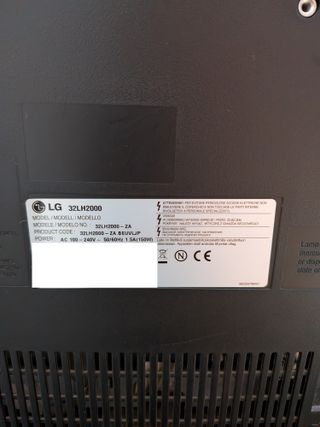 LCD Panorámico LG 32" 32LH2000