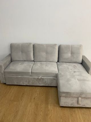 SOFA CAMA NUEVO CHAISE LONGUE 3 PLAZAS