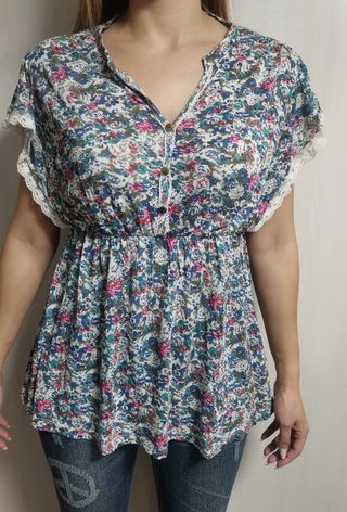 Blusa estampada floral