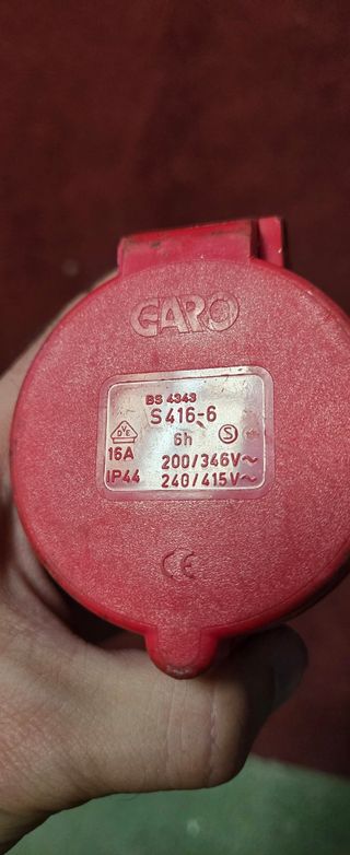 Enchufe industrial 16A - Cetac Garo