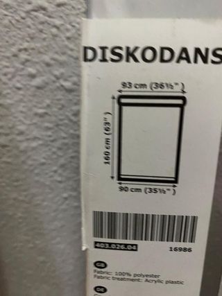 Estores Ikea marrón opacos (2 Uds)