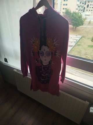 Vestido sudadera Anabel Lee rosa