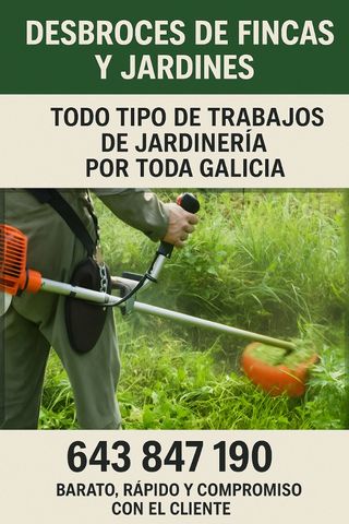 Desbroces de fincas y jardines