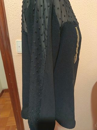 Blusa negra y dorada - Jolie