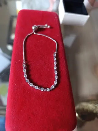 Pulsera Pandora Plata Rosa con caja y bolsa regalo