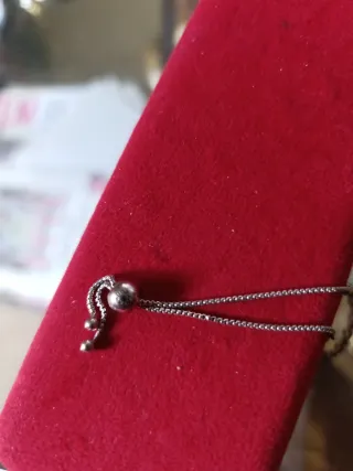 Pulsera Pandora Plata Rosa con caja y bolsa regalo