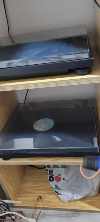 Equipo sonido vintage: 2 tocadiscos teac