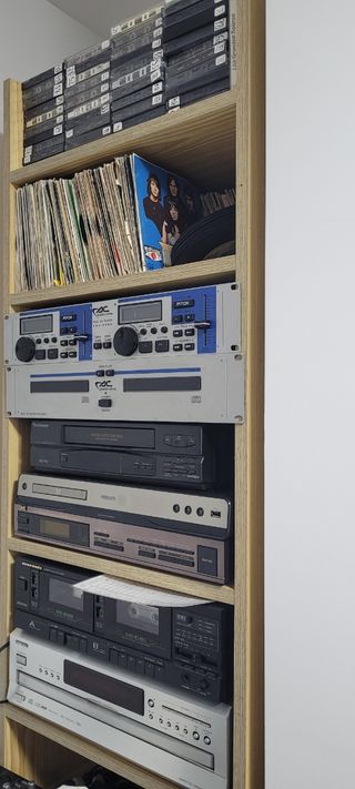 Equipo sonido vintage: 2 tocadiscos teac