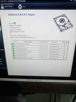 2x Seagate 3.2GB IDE HDDs Vintage