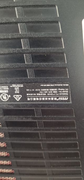 Portátil Gaming MSI