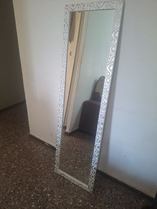 Specchio argentato a figura intera