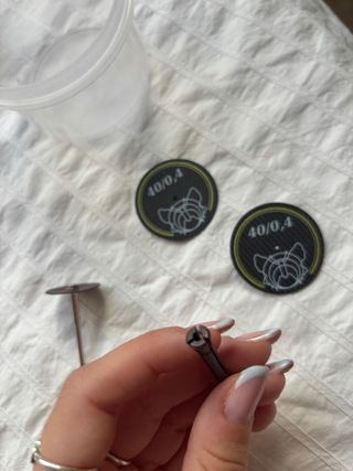 Fresa Mandril 40/0,4 - 2 uds,portadiscos