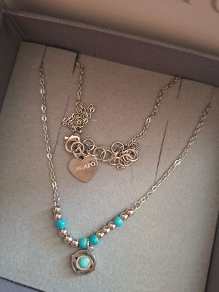 Collana S'Agapò - Turchese Argento
