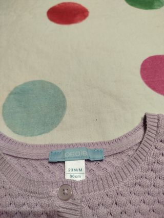 Conjunto Obaibi niña - cardigan+vestido