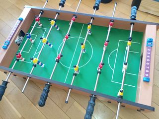 Futbolín + Billar Americano Mini + Luftfodbold