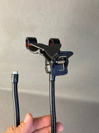Soporte Micrófono y Movil para podcast etc