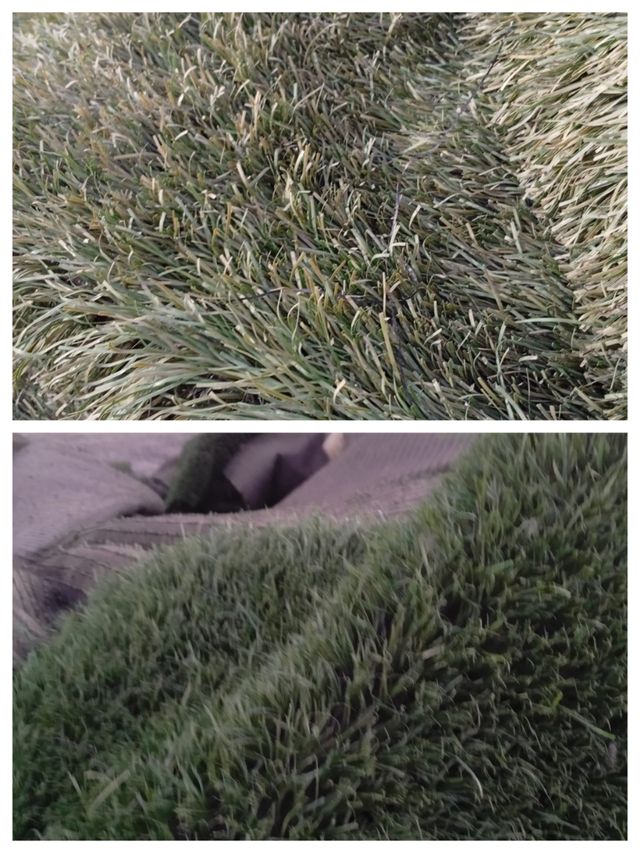 Cesped artificial reciclado