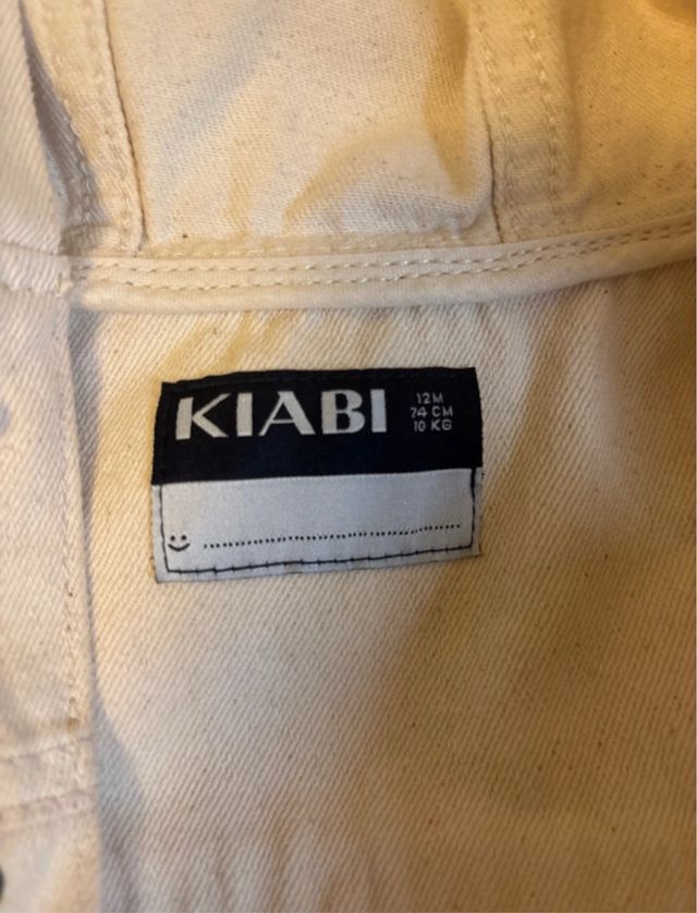 Chaqueta vaquero bebé con capucha