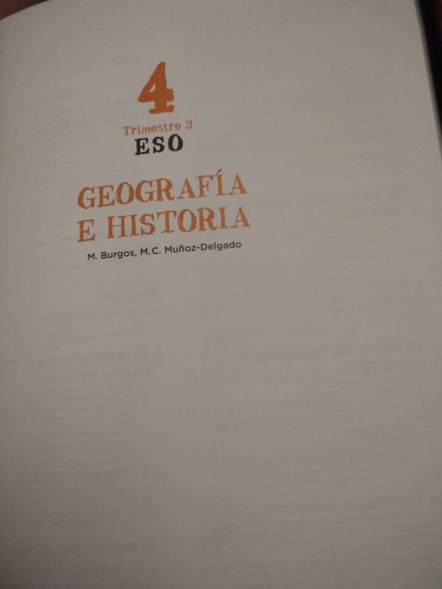 Geografía e Historia 4
