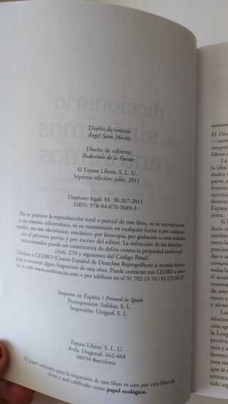 Diccionario de sinónimos y antónimos