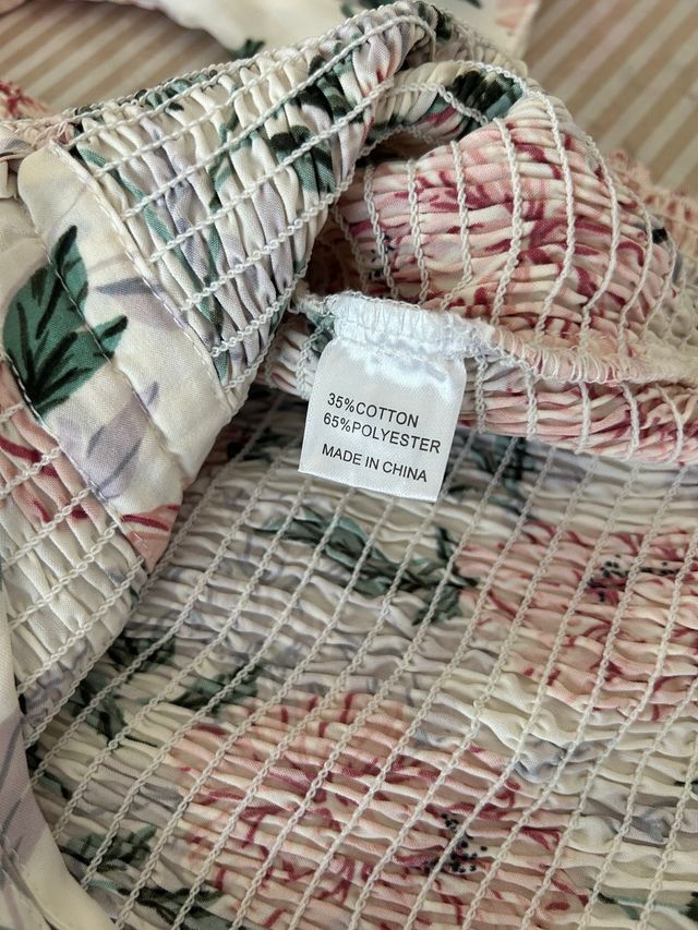 Vestito floreale lungo taglia L