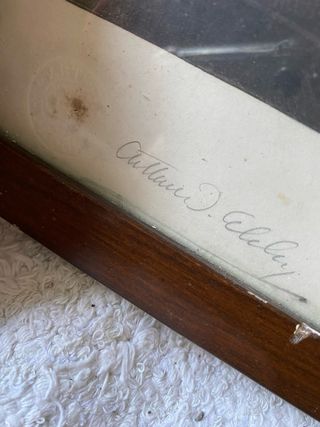 Lámina antigua Elsley: Prueba de Artista