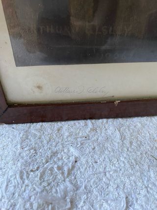 Lámina antigua Elsley: Prueba de Artista