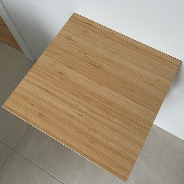 Mesita noche bambú IKEA Nordkisa