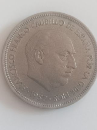  España 1987,50 cts,y pts Franco ,new pence 10