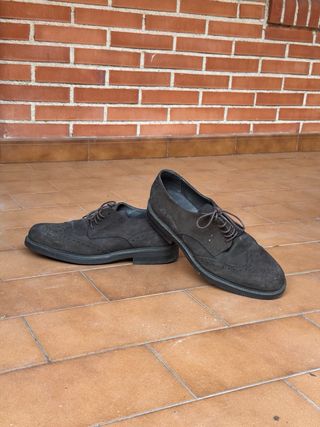 Zapatos ante marrón FOSCO