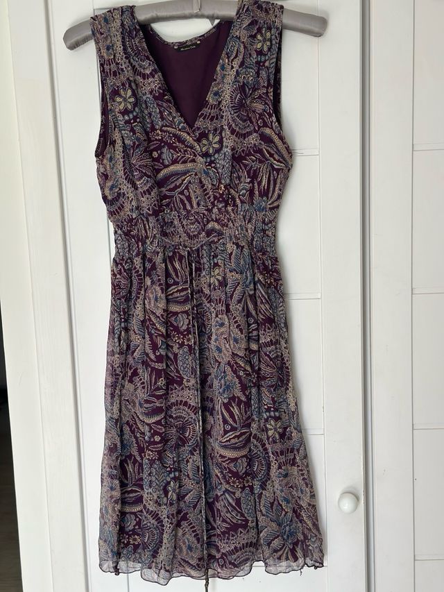 Vestido Massimo Dutti - morado