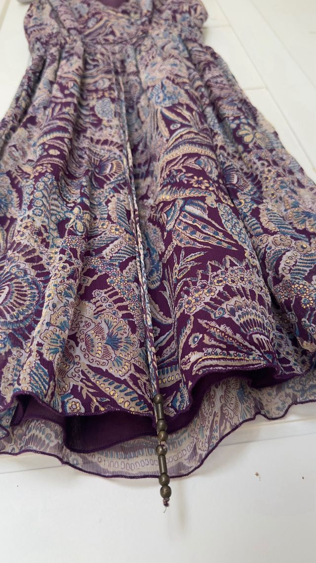 Vestido Massimo Dutti - morado