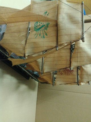Maqueta Barco galeón Madera Antiguo