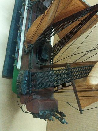 Maqueta Barco galeón Madera Antiguo