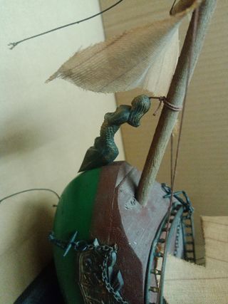 Maqueta Barco galeón Madera Antiguo