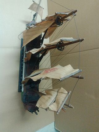 Maqueta Barco galeón Madera Antiguo