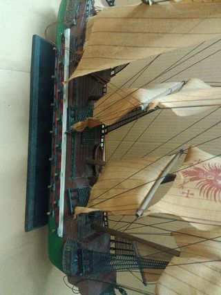 Maqueta Barco galeón Madera Antiguo
