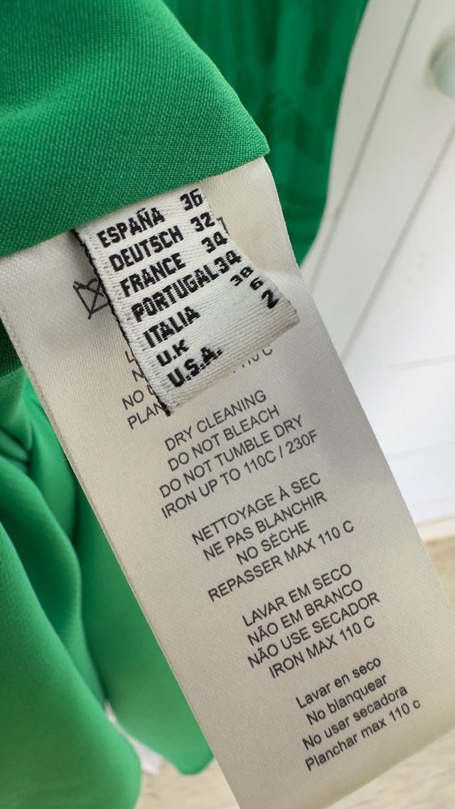 Vestido largo Simorra verde