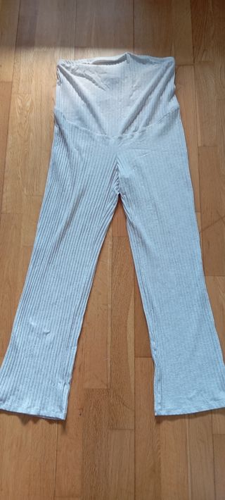Pantalones descanso premamá grises