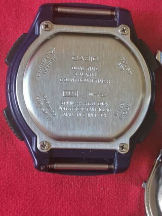 2 Relojes Casio & Marea - Plata