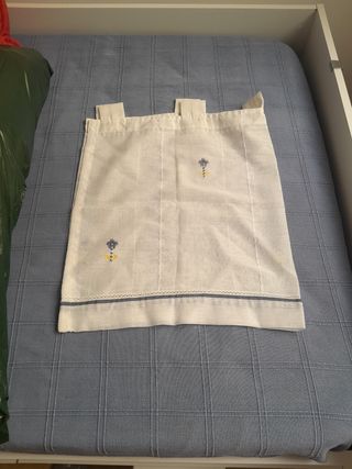 Cortinas cocina - 2 visillos y cubrecajonera