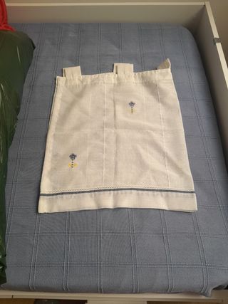 Cortinas cocina - 2 visillos y cubrecajonera