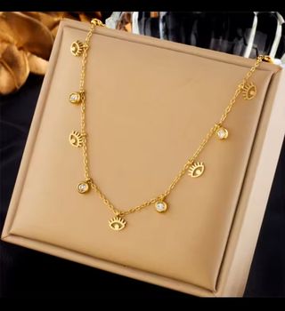 Colgantes de Titanio en dorado y multicolor