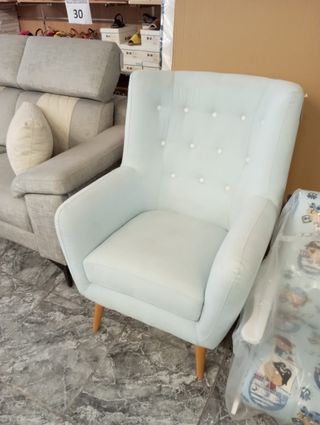 Sillón butaca Teja - Azul