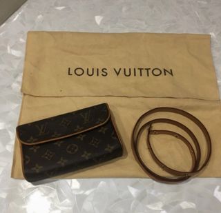 Pochette Florentine Louis Vuitton Marrone