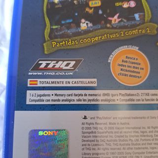 PS2 Bob Esponja: ¡Luces, cámara, esponja!