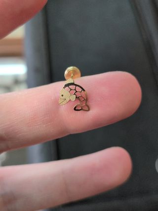 Pendientes Delfín Oro