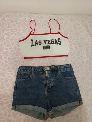 Top y shorts Las Vegas