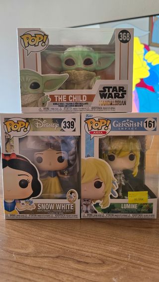 3 Funko Pop! Vinilo